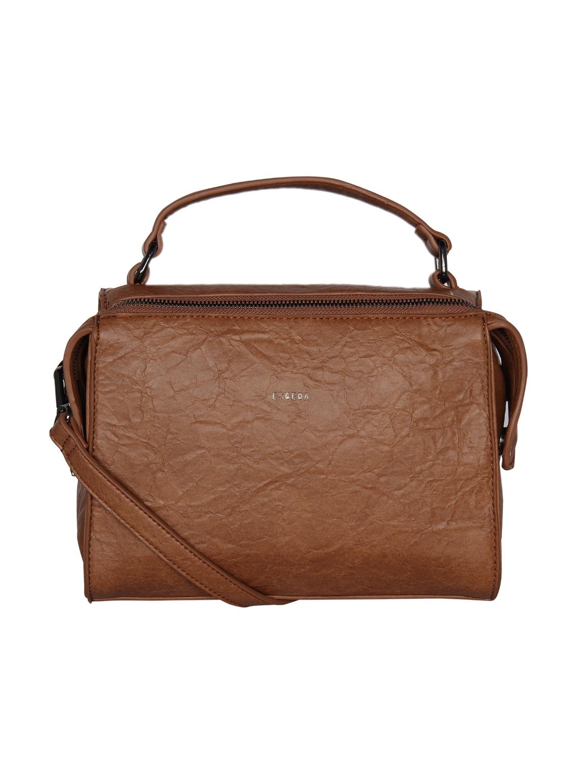 tan leatherette (pu) sling bag - 16872763 - Zoom Image - 0