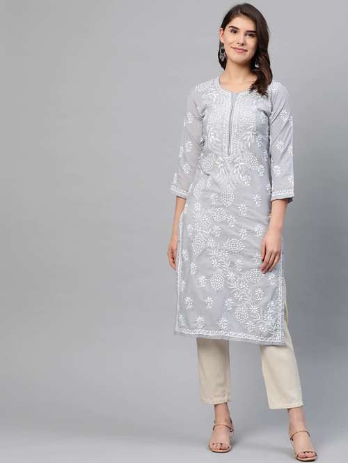 women's straight kurta - 16873301 -  Standard Image - 0