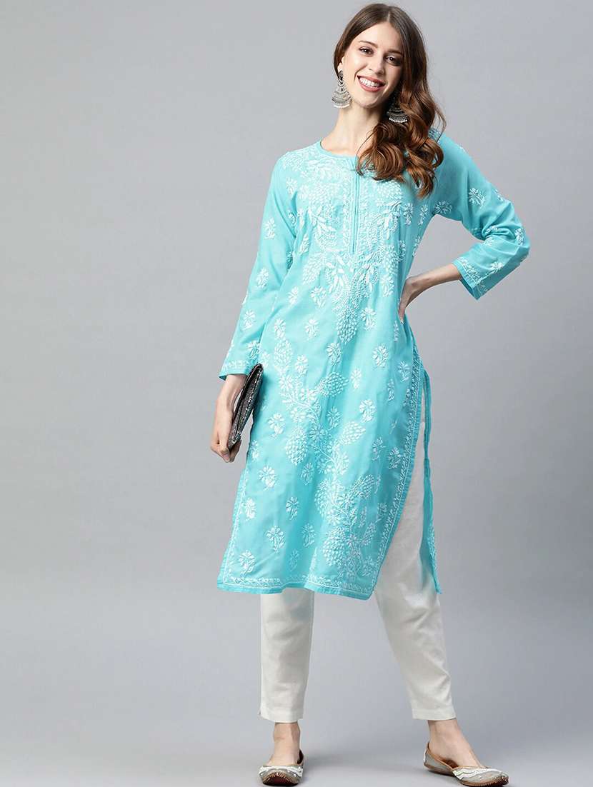 women's straight kurta - 16873305 -  Standard Image - 3