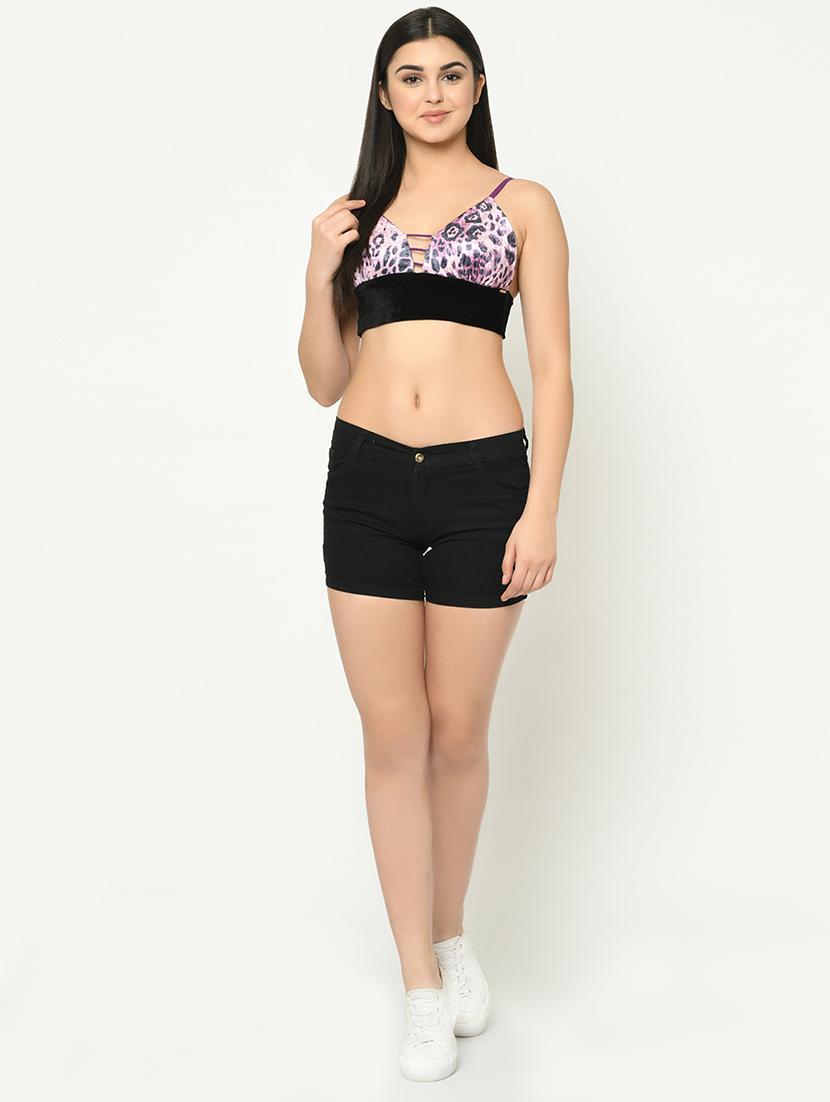 animal print bralette bra - 16873670 - Standard Image - 3