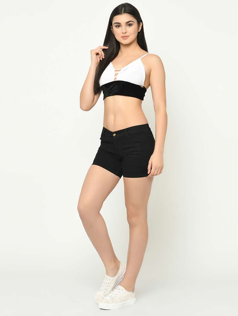 color block bralette bra  - 16873671 -  Standard Image - 3