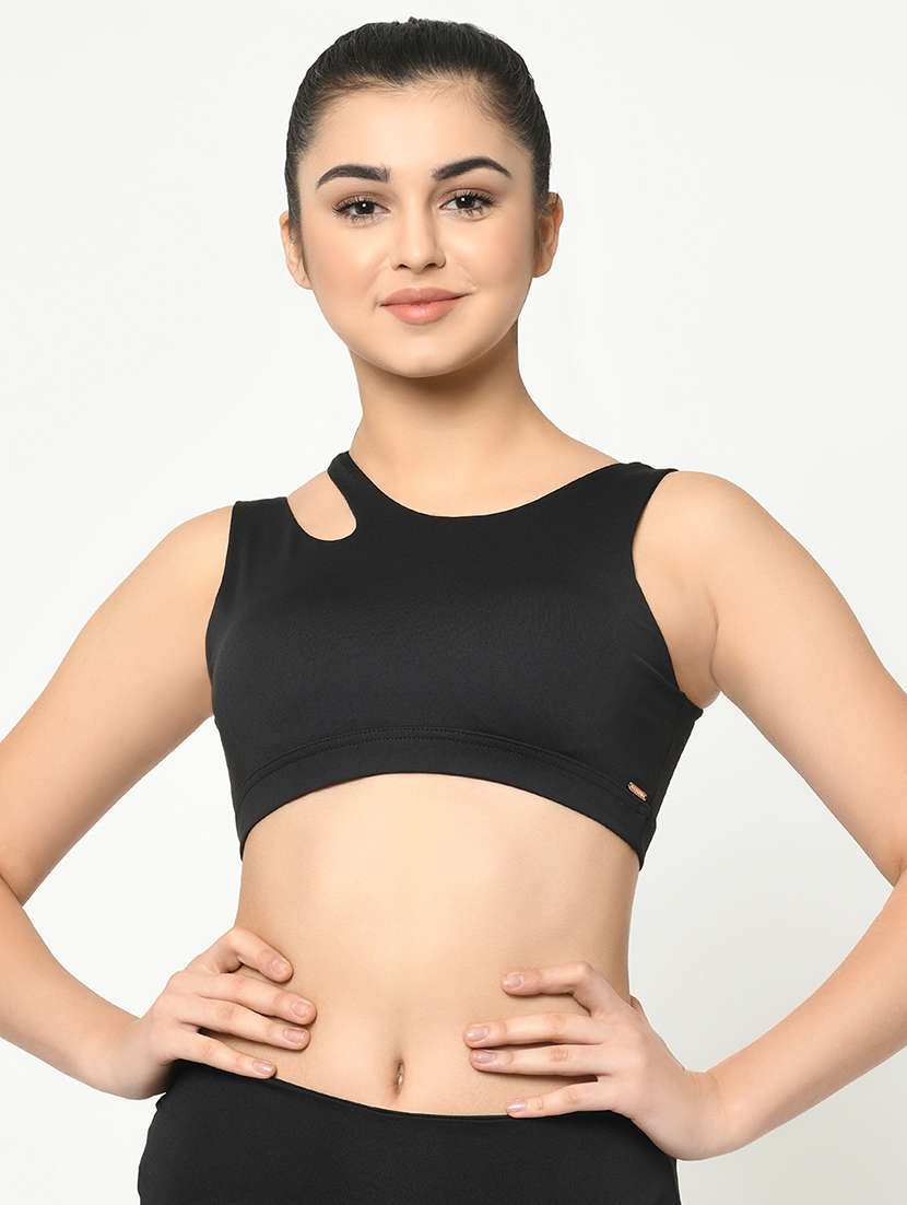 styled back sports bra