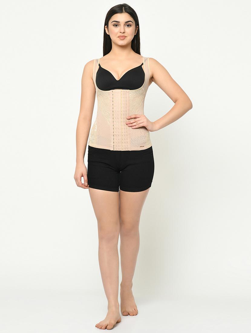 beige nylon shaper camisoles shapewear - 16873682 - Standard Image - 3