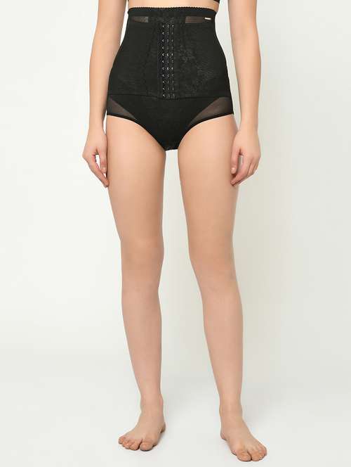 black poly spandex shaper brief shapewear - 16873704 -  Standard Image - 0