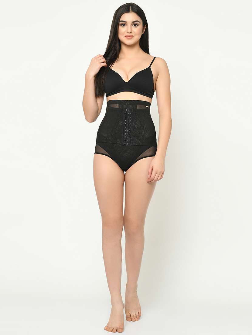 black poly spandex shaper brief shapewear - 16873704 -  Standard Image - 3