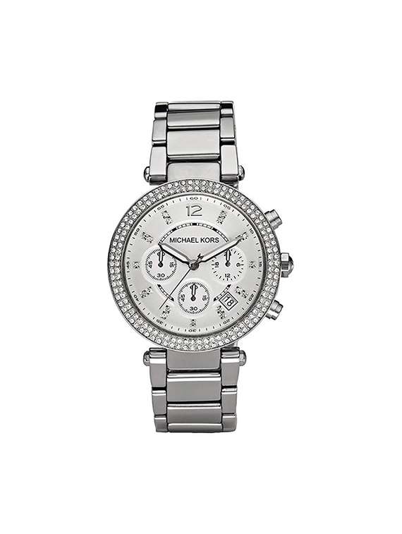 Buy online Michael Kors Analogue Silver Dial Women's Watch from