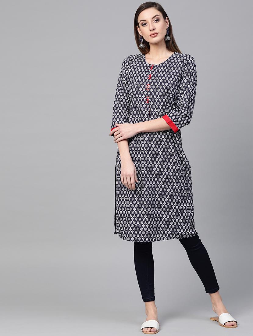 women's straight kurta - 16876609 -  Zoom Image - 0
