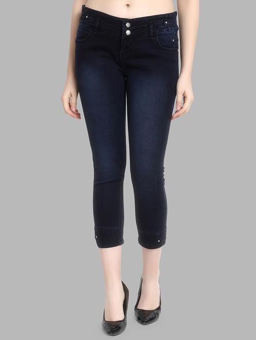 high rise stone washed jeans  - 16878839 -  Standard Image - 0