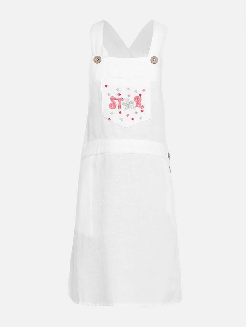 white cotton frock - 16884904 -  Zoom Image - 0