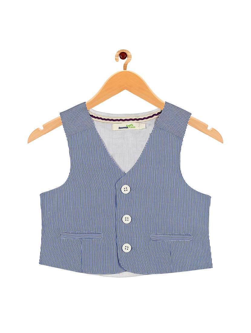 light blue cotton waistcoats