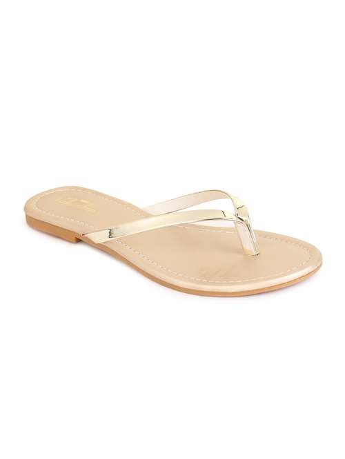 gold toe separator sandals - 16889555 - Standard Image - 0