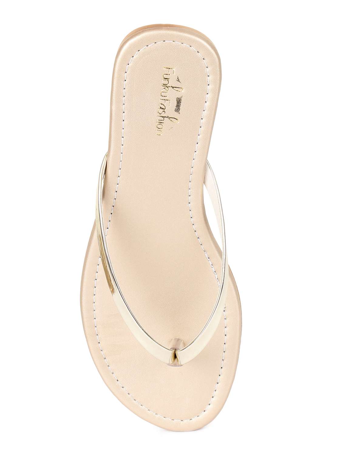 gold toe separator sandals - 16889555 - Standard Image - 3