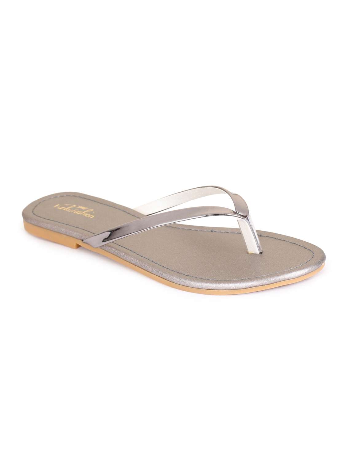 grey toe separator sandals