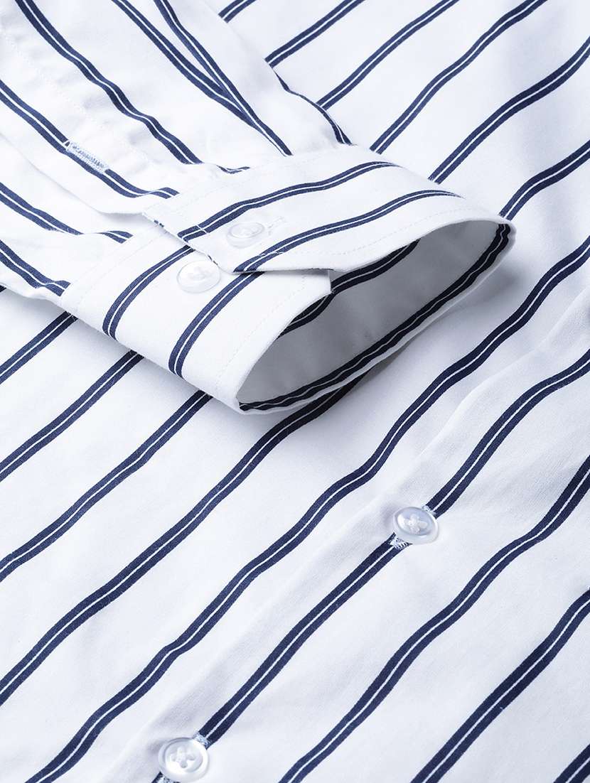 white striped formal shirt - 16890010 -  Standard Image - 5