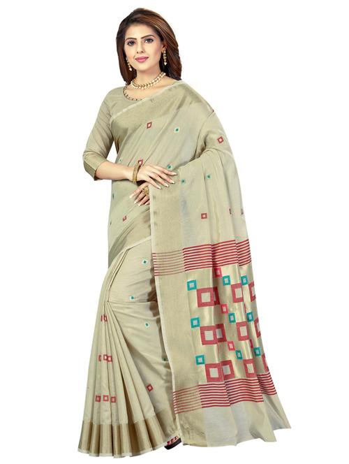 self design banarasi saree with blouse - 16891174 -  Standard Image - 0