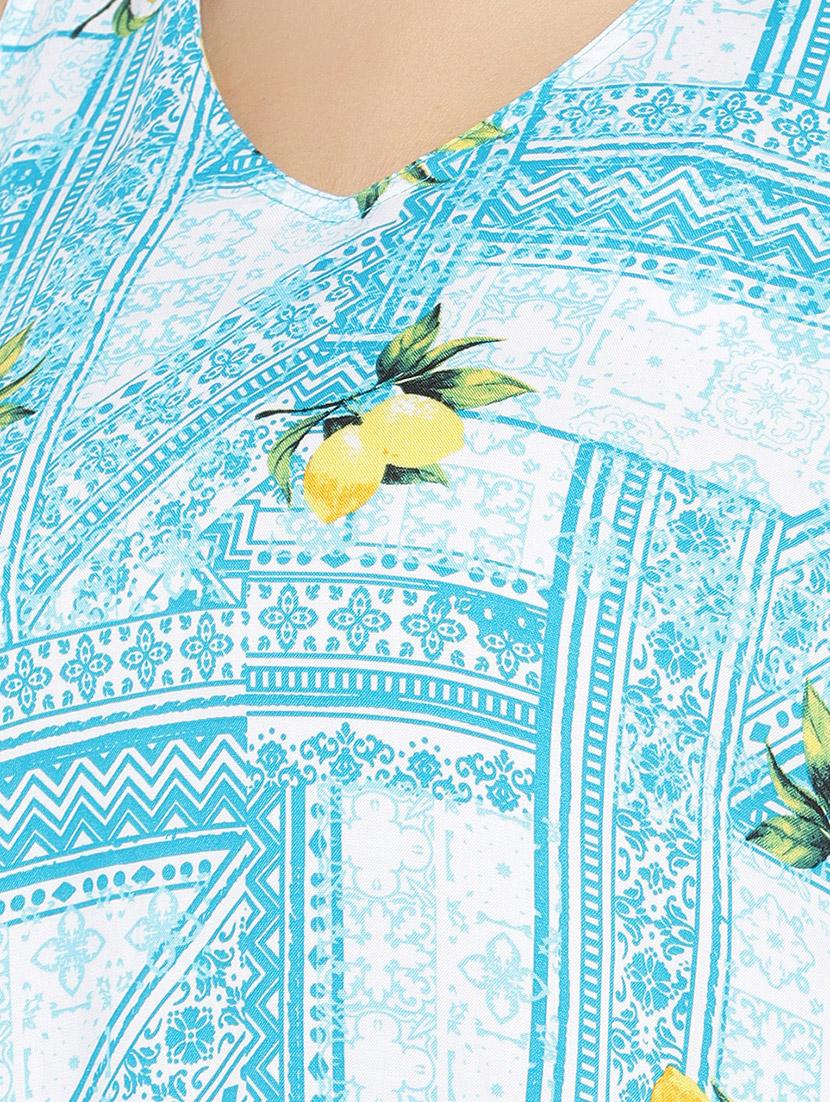 floral print a-line kurta - 16891234 - Standard Image - 3