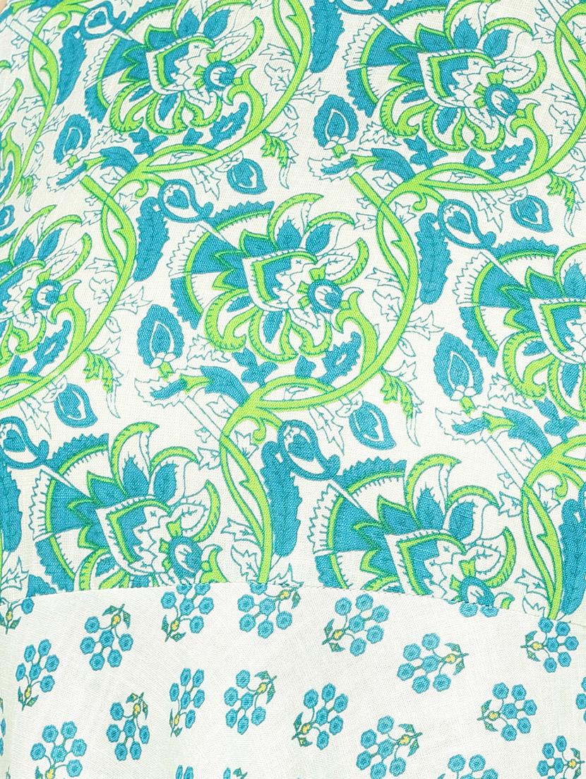 floral flared kurta - 16891249 - Standard Image - 3