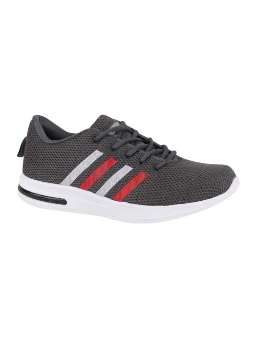 grey mesh lace up sport shoes - 16893266 -  Standard Image - 0