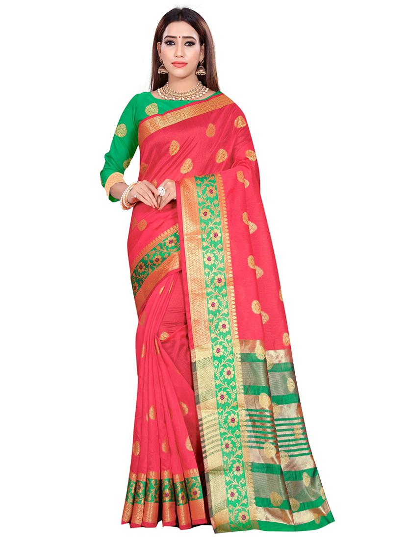 women's banarasi saree with blouse - 16893328 - Zoom Image - 0