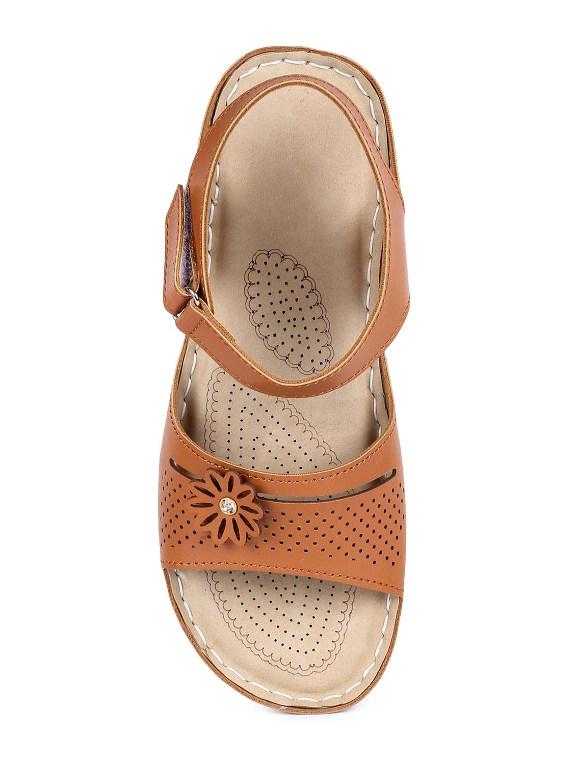 tan back strap wedges - 16893698 - Standard Image - 3