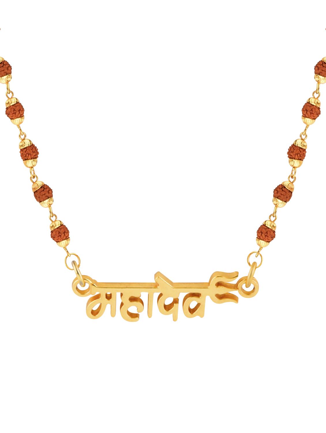 red gold tone pendant - 16893931 - Standard Image - 3