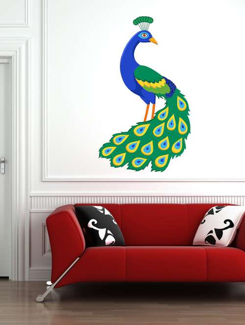 peacock wall sticker - 16894325 - Standard Image - 0