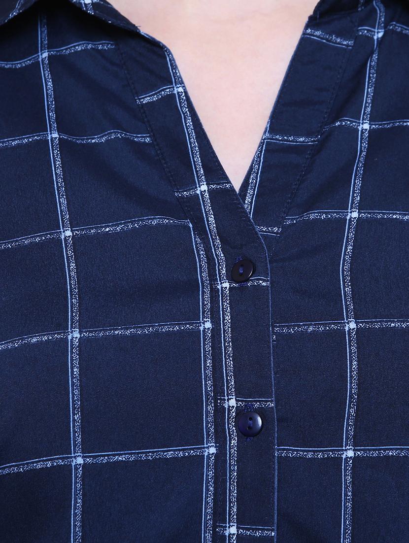 roll up sleeved checkered shirt - 16895033 - Standard Image - 3