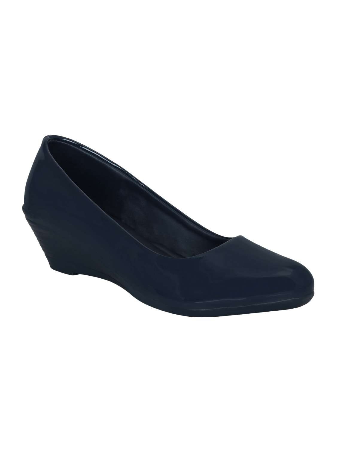 navy slip on pumps