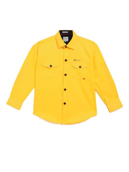 yellow cotton shirt - 16896594 -  Standard Image - 0