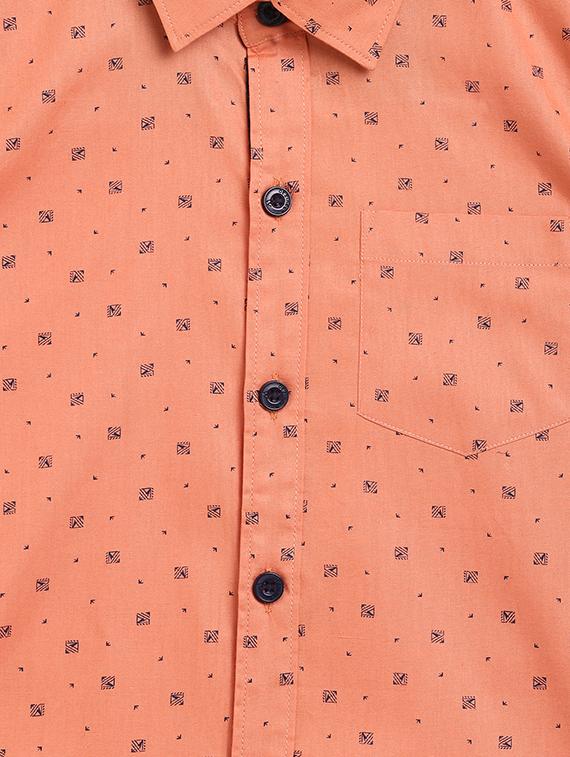 orange cotton shirt - 16896599 - Standard Image - 3