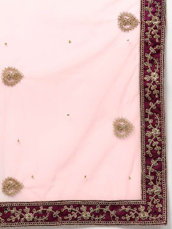 embroidered panelled lehenga - 16901154 - Standard Image - 5