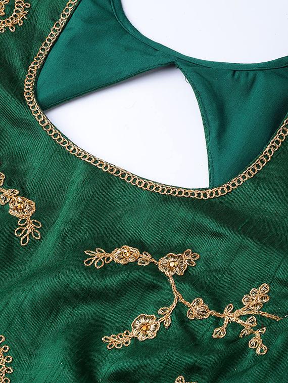 embroidered panelled lehenga - 16901155 - Standard Image - 3