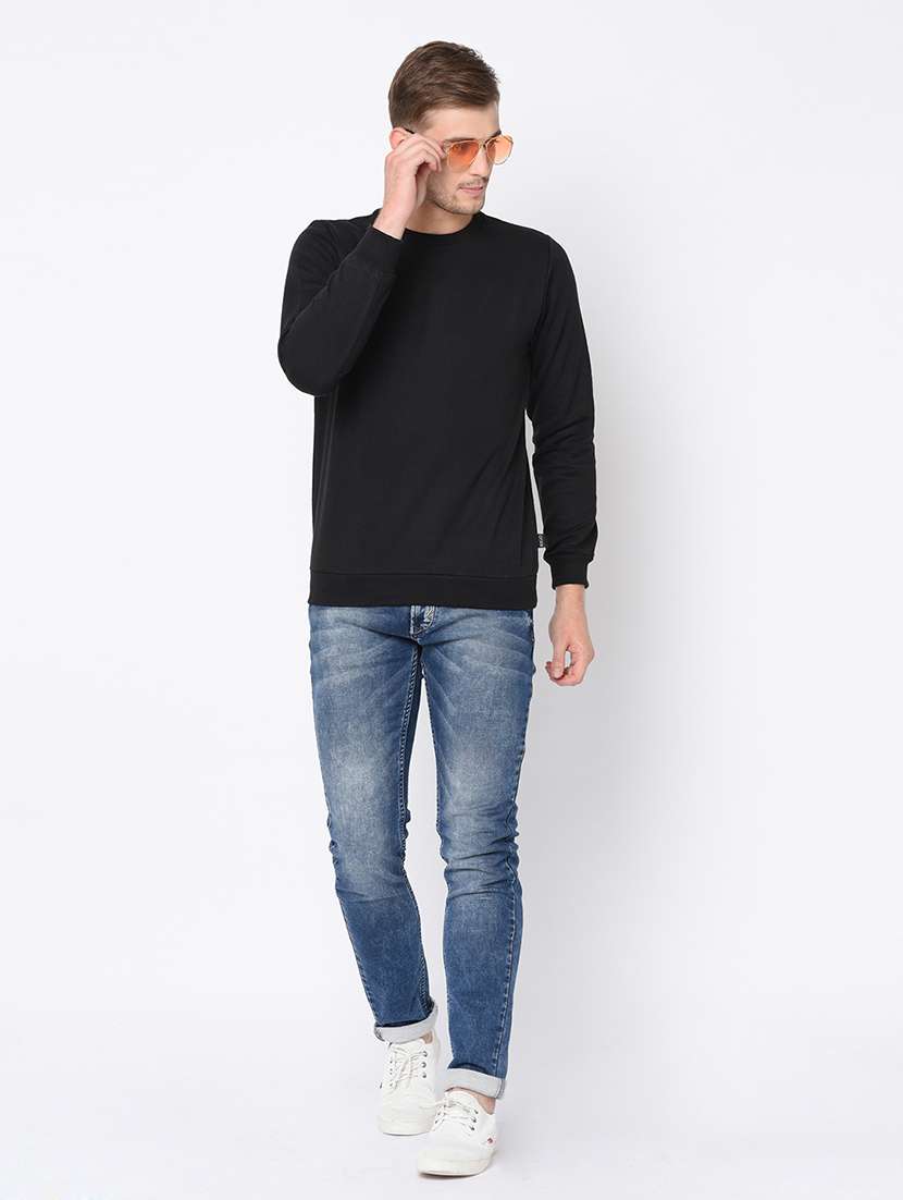 mens plain sweatshirt - 16904198 -  Standard Image - 3