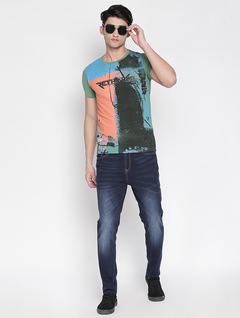 green front print t-shirt - 16907853 - Standard Image - 3