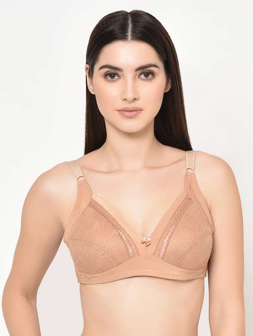 bow patch lace detail bra  - 16907908 -  Standard Image - 0
