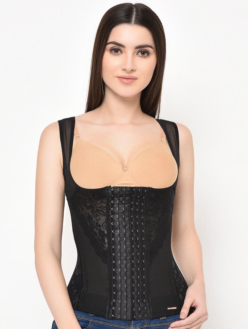 black nylon shaper camisoles shapewear