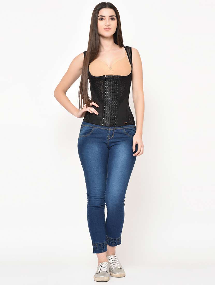 black nylon shaper camisoles shapewear - 16907959 - Standard Image - 3