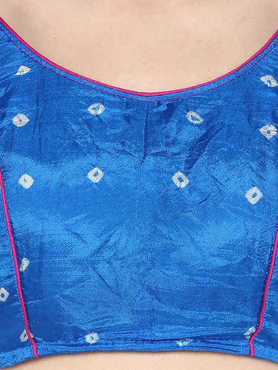 bandhani print a-line lehenga - 16910334 -  Standard Image - 3