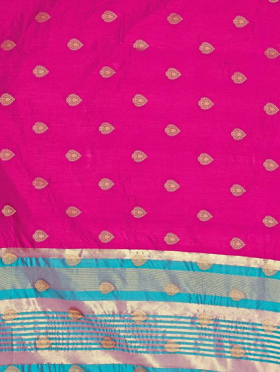 self design woven saree - 16912538 - Standard Image - 3