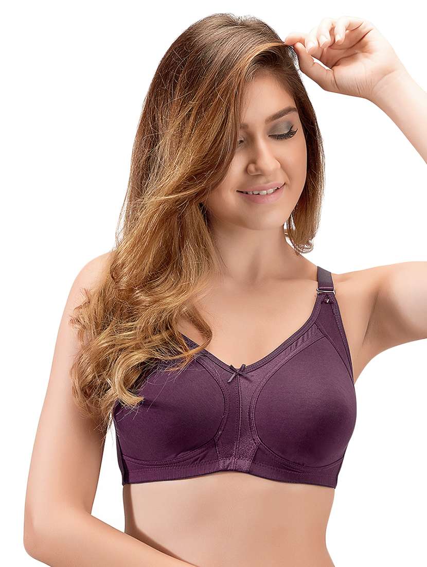 Buy online Detachable Strap Minimizer Bra from lingerie for Women by