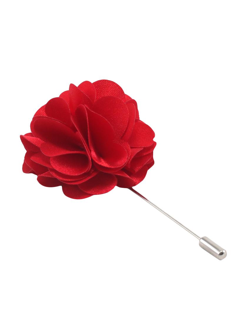 red fabric, metal lapelpin - 16912823 - Zoom Image - 0