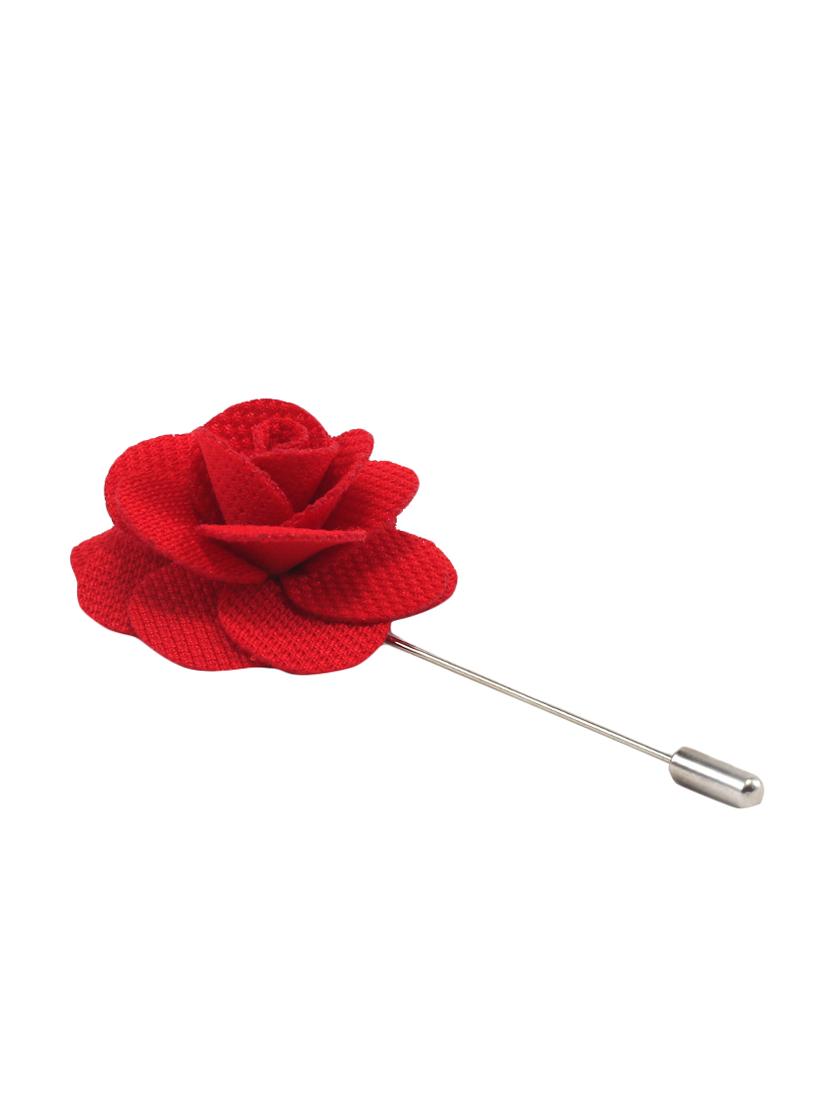 red fabric, metal lapelpin - 16912834 - Zoom Image - 0