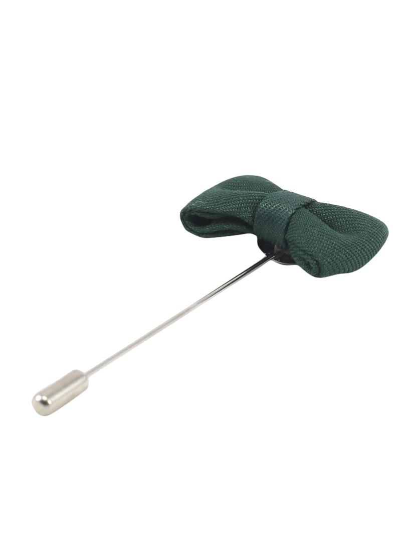 green fabric, metal lapelpin - 16912856 -  Zoom Image - 0