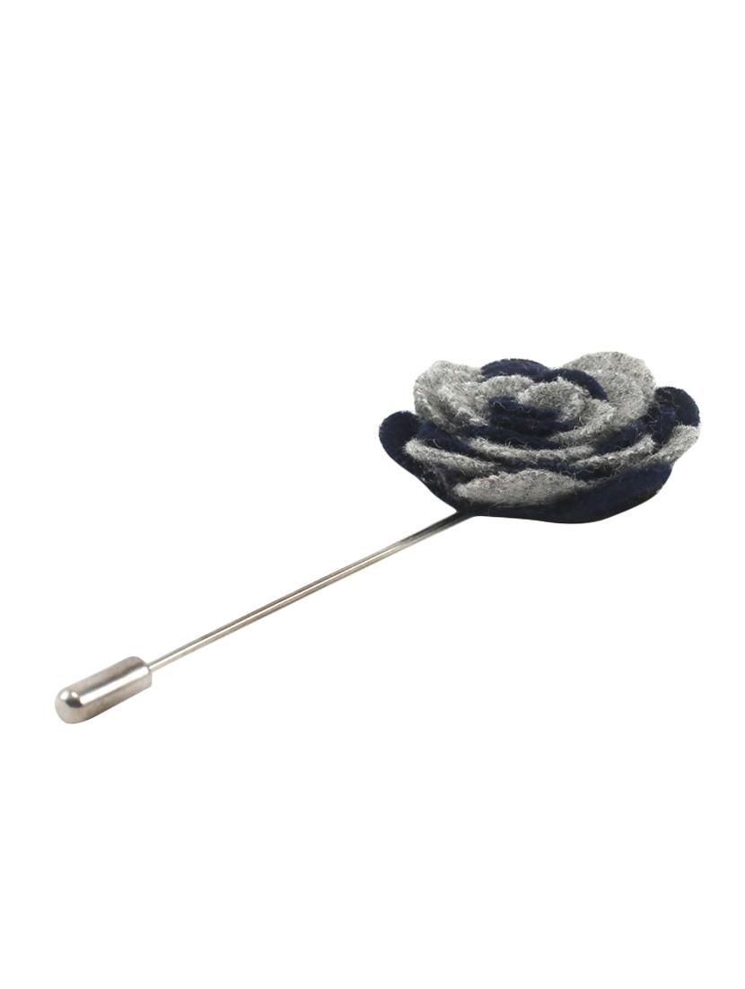 grey fabric, metal lapelpin - 16912871 -  Zoom Image - 0