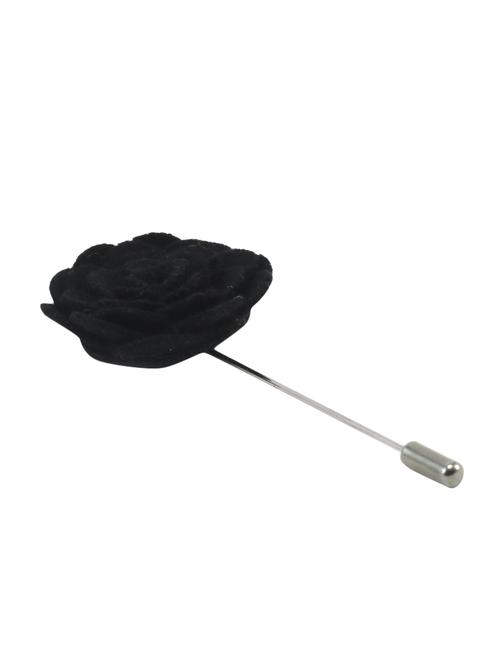 black fabric, metal lapelpin - 16912873 - Standard Image - 0
