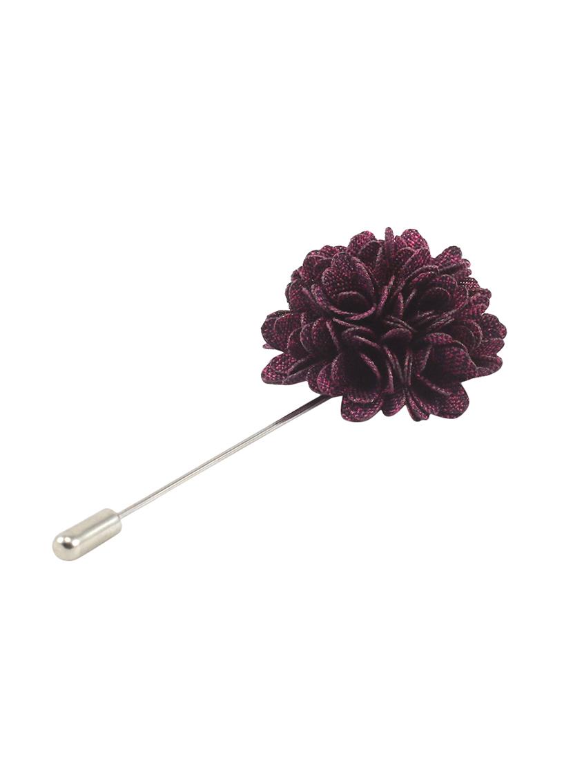 maroon fabric, metal lapelpin - 16912926 - Zoom Image - 0