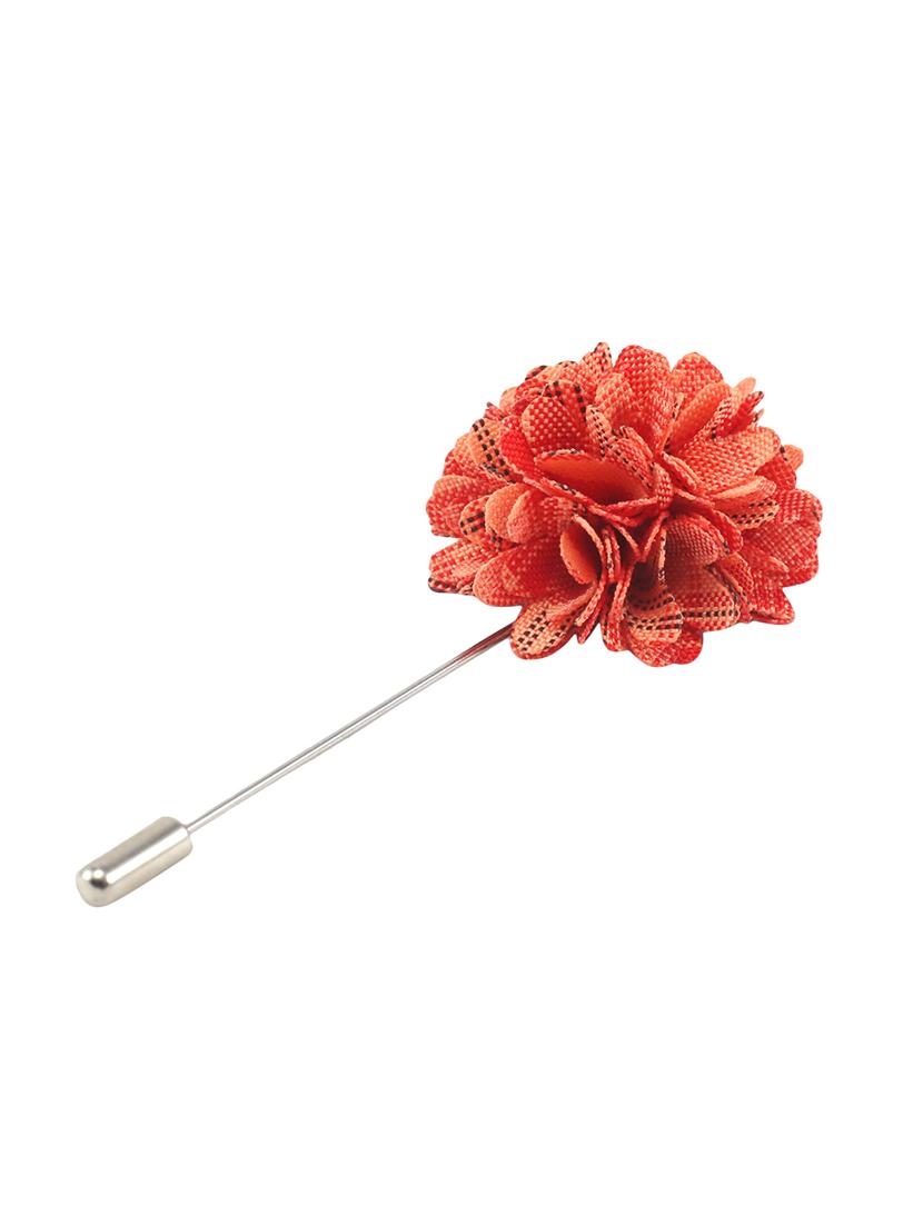 orange fabric, metal lapelpin - 16912930 - Zoom Image - 0