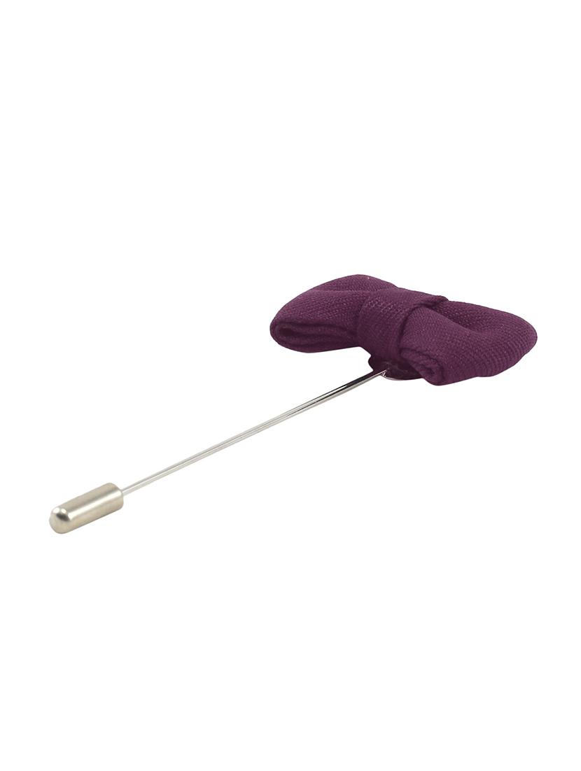 purple fabric, metal lapelpin - 16912940 -  Zoom Image - 0