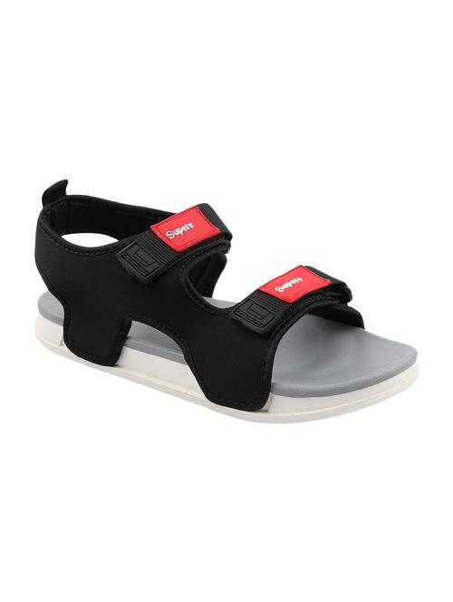grey synthetic & mesh back strap floaters - 16913052 -  Standard Image - 0