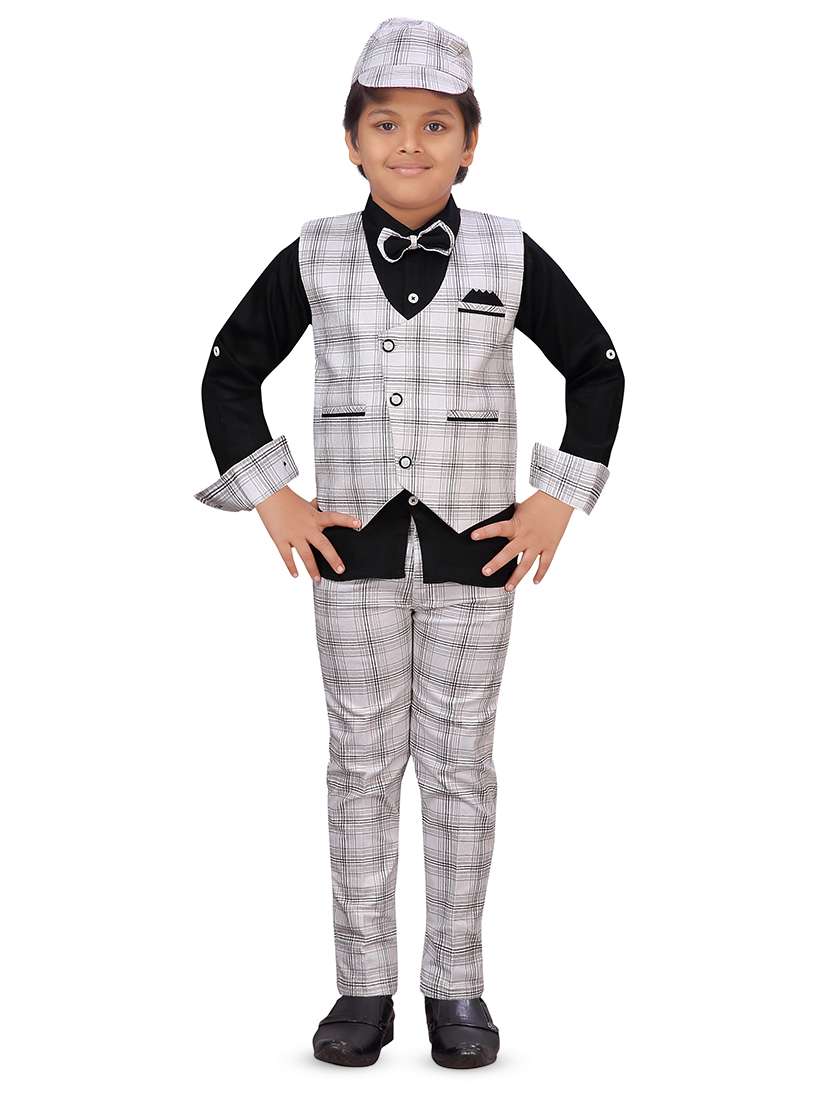 black cotton full length sets twin sets - 16915164 - Zoom Image - 0